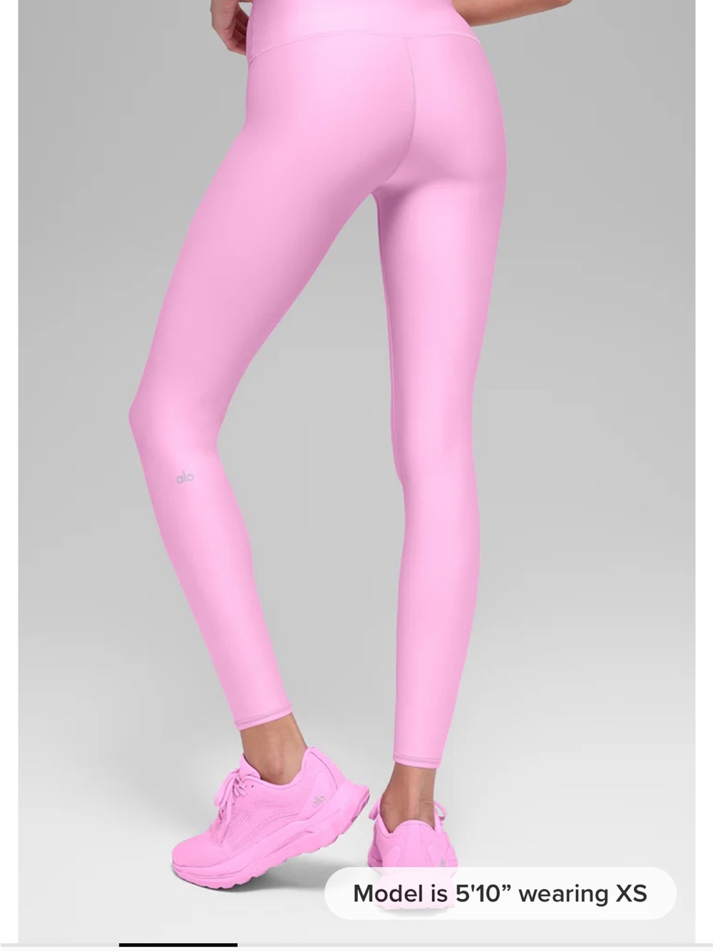 ALO Yoga Women’s S Sugarplum Pink 7/8 High-Waist Air Lift Leggings NWT